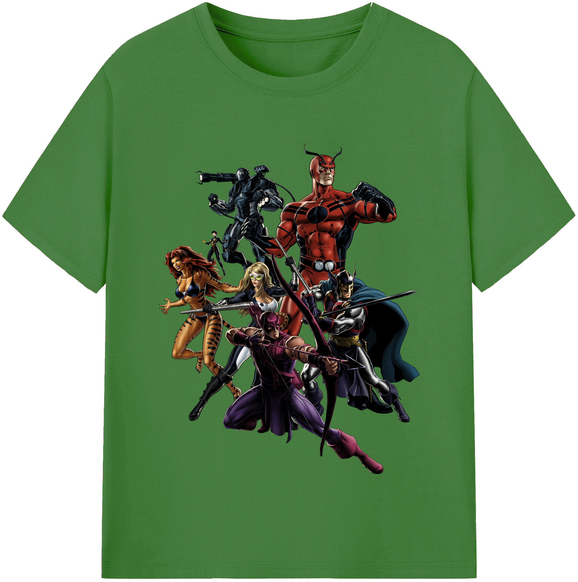 （画像用） アベンジャーズ The Avengers レディースカジュアルプリントTシャツ（綿100％）